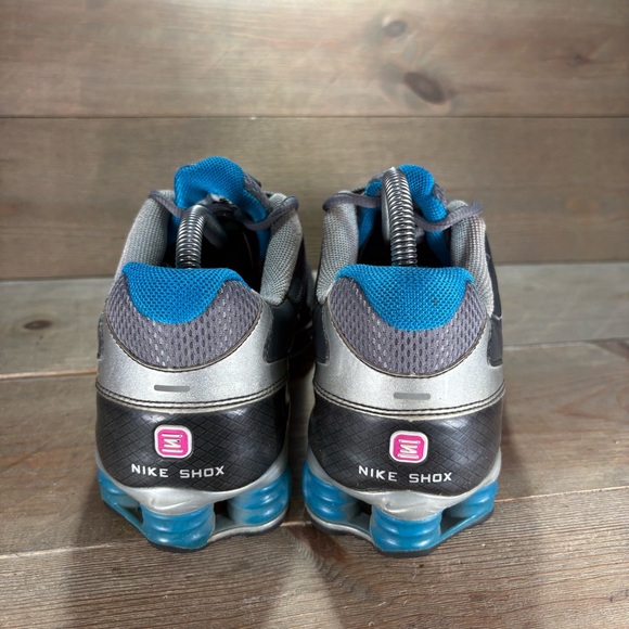 nike shox R4 womens size 9 shoes gray athletic running sneakers - Picture 5 of 9